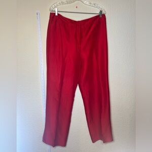 ICE Red 100% Silk Size 14